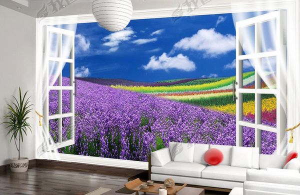 High-definition 3D scenic wallpapers for kids' rooms and living spaces, featuring beautiful landscape designs