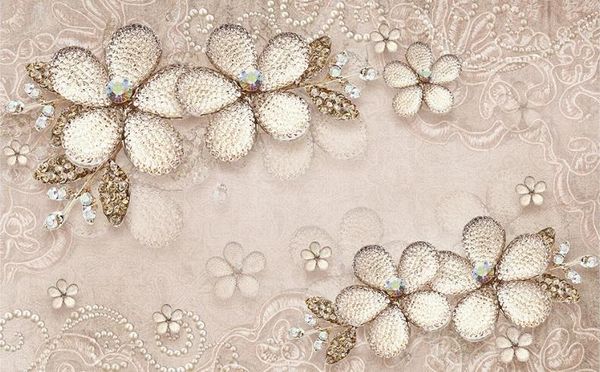 High-quality 3D European-style wallpapers for living room TV backgrounds and wall decor paintings