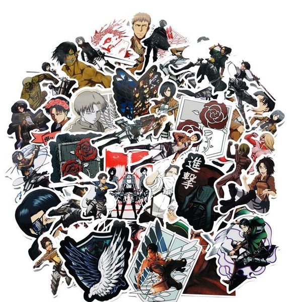 Japanese Anime Giant Sticker Guitar Cup Computer Pvc Sticker