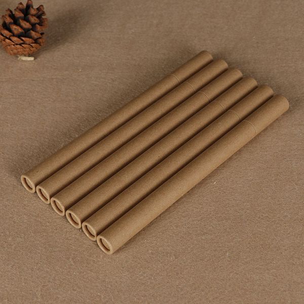 Kraft paper tube for 10g incense sticks, compact and portable storage box