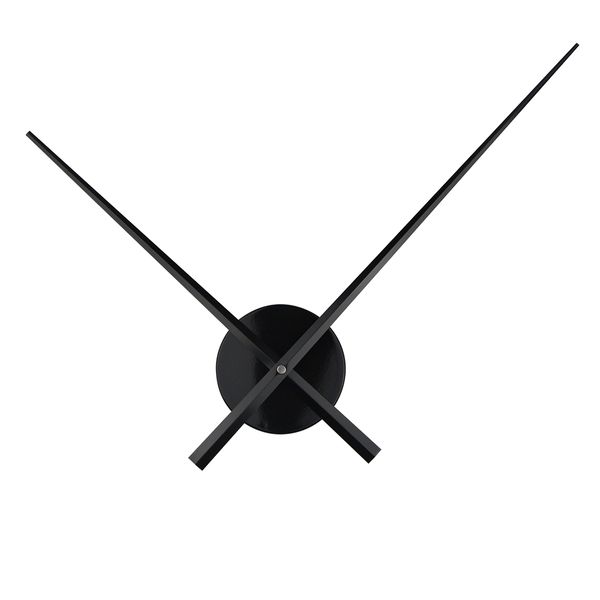 Large DIY quartz clock mechanism with big hour hands for modern 3D wall decor