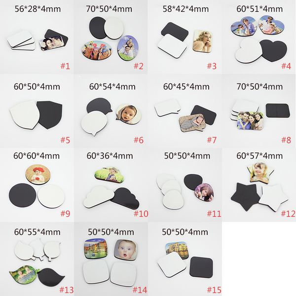 MDF sublimation fridge magnets featuring charming round love designs for home decoration
