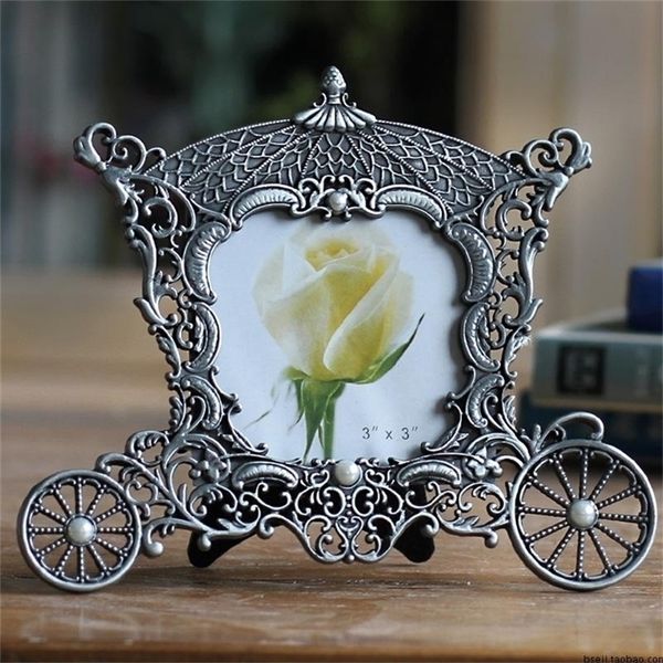 Metal Vintage Picture Frames Classic Small Po Frame Room Decoration Europe Home Decor ElimElim 201211