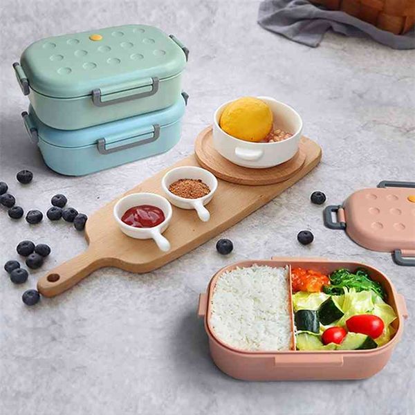 Microwave-safe kids' lunch box with cute design for school snacks and picnics