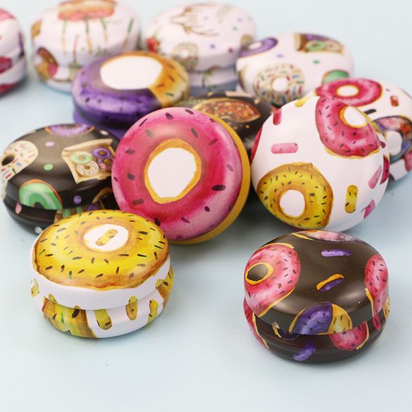 Mini DIY candle jar in a small metal tin, perfect for handmade aromas, storing pills, earrings, or as a decorative home accessory with a lid