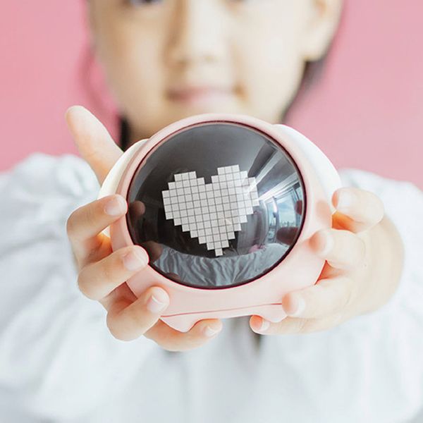 Multifunctional bedside alarm clock with voice control, night light, snooze, and charging for kids