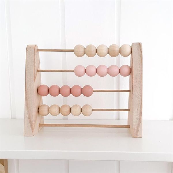 Natural Wooden Abacus for Kids' Early Learning and Room Decoration