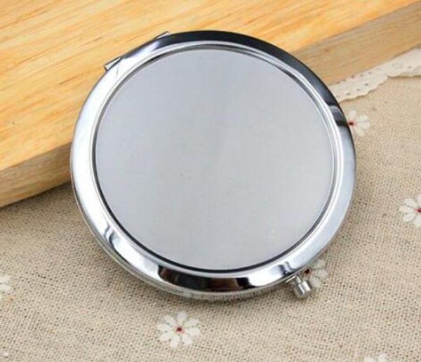 New silver pocket mirrors, perfect for DIY cosmetic or wedding party gifts, model #sl1142