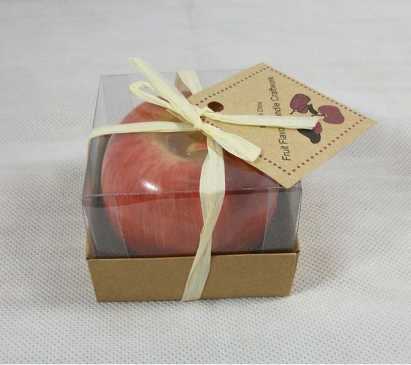 New vintage Apple candles for home decor, romantic parties, and celebrations like birthdays, Christmas, and weddings with apple fragrance