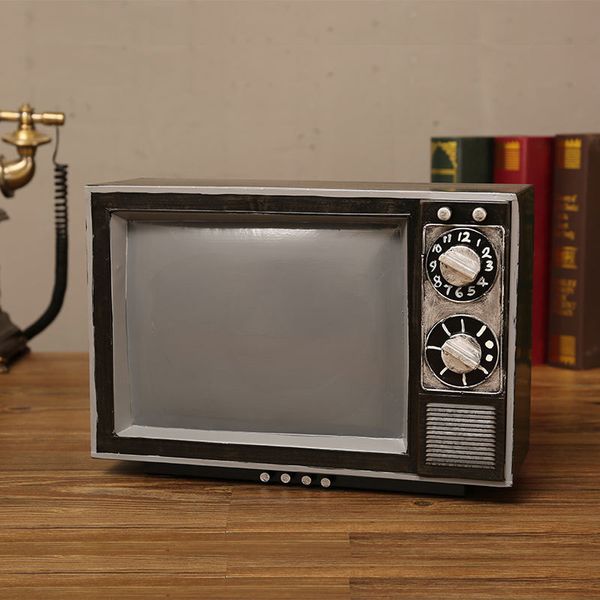 Nostalgic vintage home decor metal figurines and handcrafted ornaments for display showcases