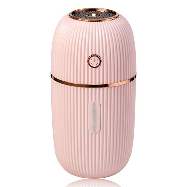 Novelty 300ml USB Car Humidifier with Colorful Night Light for Home and Office Use
