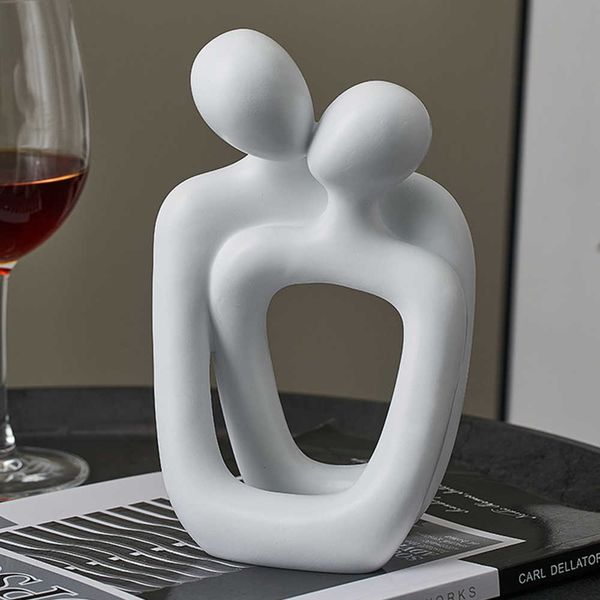 Novelty home decor sculptures and figurines for interior design, office desk accessories, and aesthetic resin statues