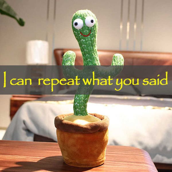 Novelty Items Lovely Talking Toy Dancing Cactus Doll Speak Talk Sound Record Repeat Toy Kawaii Cactus Toys Children Kids Education Toy Gift

Adorable talking dancing cactus doll with sound recordin...