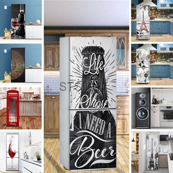 Other Decorative Stickers Abstract Line Fridge Stickers Adhesive Full Door Cover for Refrigerator Wine Cabinet Door Wallpaper Murals Art Dec

Abstract line decorative adhesive stickers for full ref...
