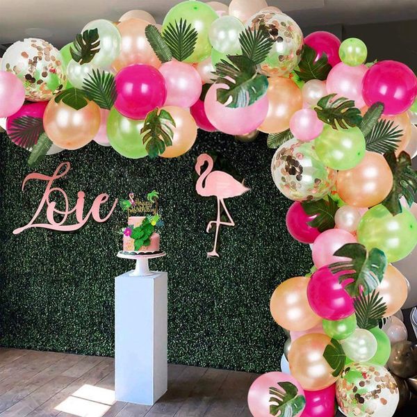 Other Decorative Stickers Tropical Hawaiian Balloon Garland Arch Kit Ballon Baby Shower Confetti Birthday Summer Hawaii Party Decor Wedding

Tropical Hawaiian balloon garland arch kit with decorati...