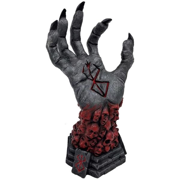 Other Home Decor Mad God Grim Reaper Devil's Right Hand of Berserk Skull Rune Decorative Figurines Resin Crafts Accessories Fear Home D