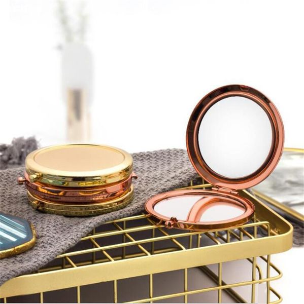 Personalized DIY compact makeup mirrors for sublimation, portable for outdoor use