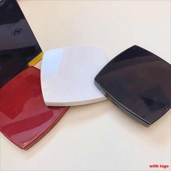 Portable double-sided folding mirror with HD magnification, flannel pouch and gift box for makeup or home decor