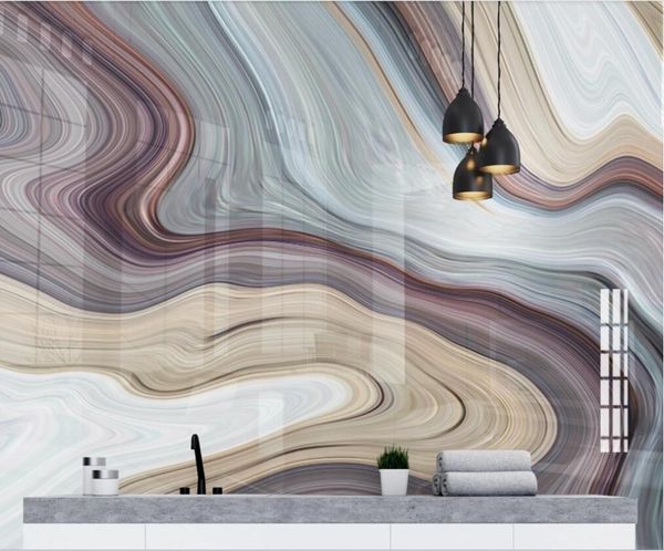Premium custom luxury wallpaper featuring unique abstract landscape stone designs - waterproof high-quality material
