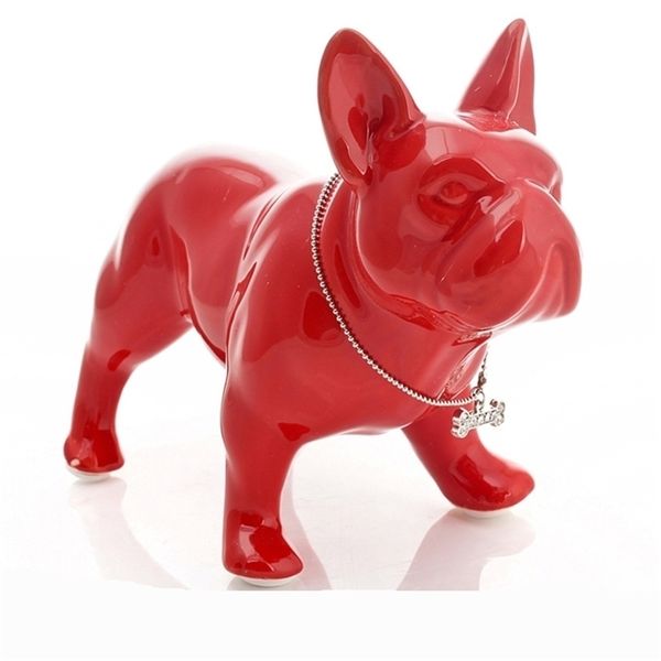 Resin French Bulldog figurine for home decor, crafted as a charming dog ornament and gift