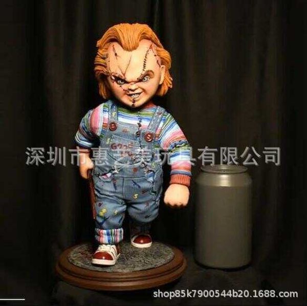 Resin-crafted Halloween horror movie killer statue for scary tabletop decor