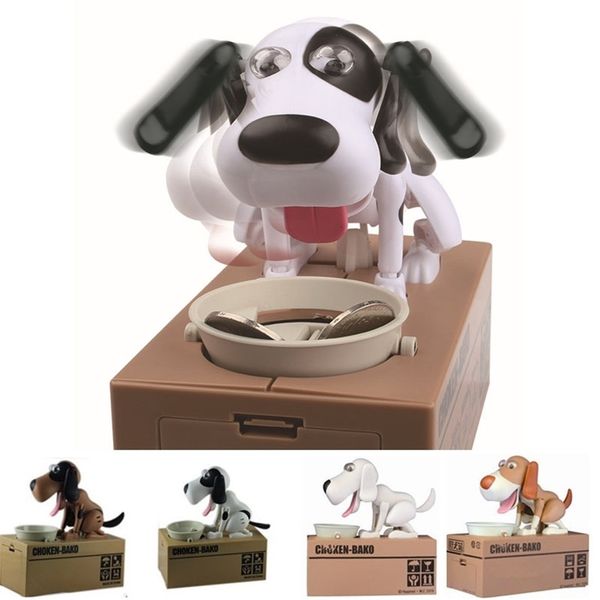 Robotic Dog Banco Canino Automatic Coin Bank for Kids - Large Piggy Bank Money Saver, Perfect Gift for Children LJ201212