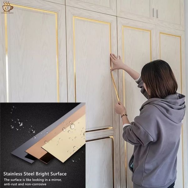 Self-adhesive mirror tiles for DIY wall and ceiling decor in living spaces