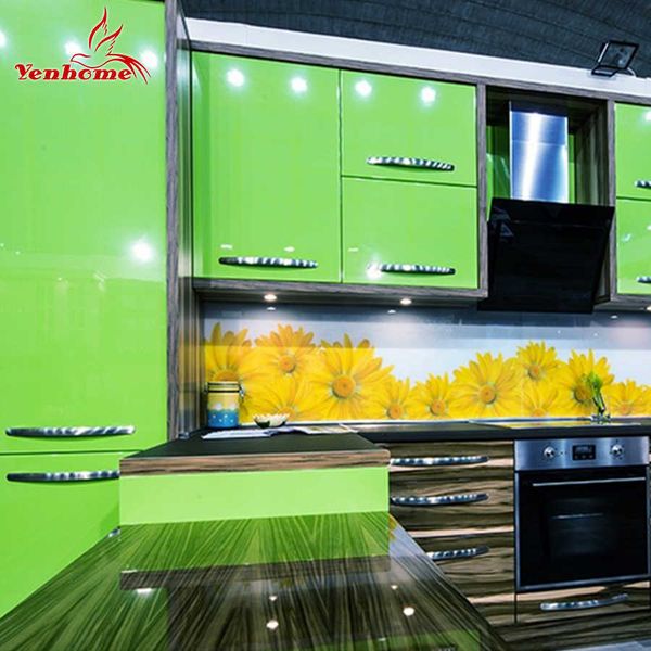 Self-adhesive waterproof vinyl wallpaper film for removable kitchen and bathroom decor