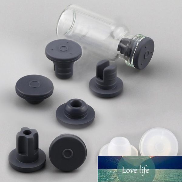 Self-healing rubber injection ports for mushroom spawn jar inoculation