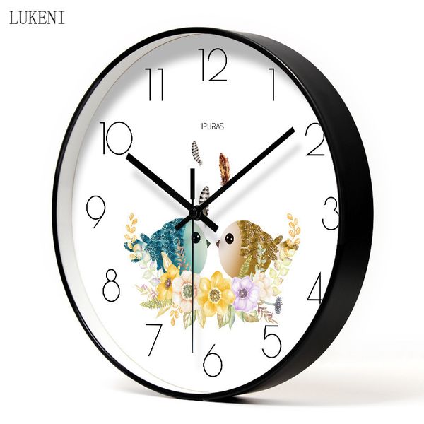 Small fish Classic Silent Clock Ten Twelve Inch/ Fourteen Inch Home Wall Decor 210414