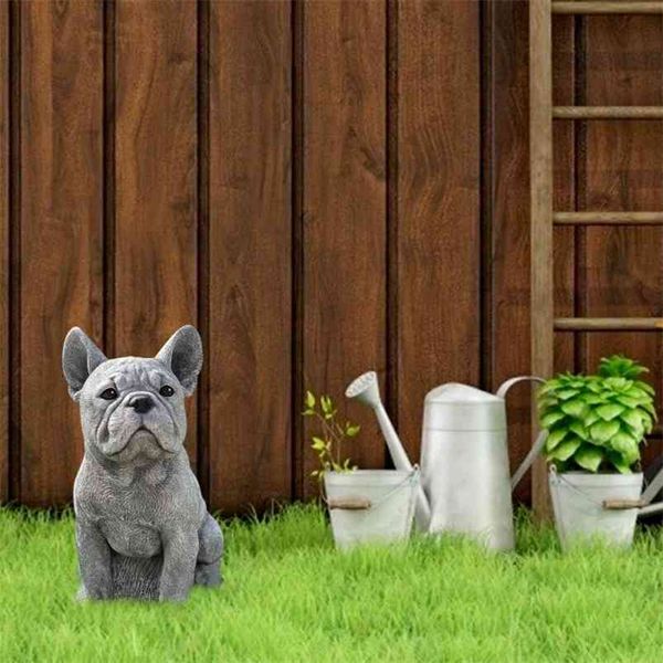 Statue Garden Decoration Dog Resin Decoration Dachshund & French Bulldog Sculpture Home Ornaments 210811

Resin garden statues of dachshunds and French bulldogs for home decor