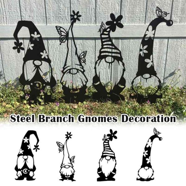 Steel Branch Gnomes Decoration Cute Standing Silhouette for Home Garden Yard Outdoor Decor L23 210811

Adorable steel silhouette gnome decorations for home, garden, and outdoor spaces