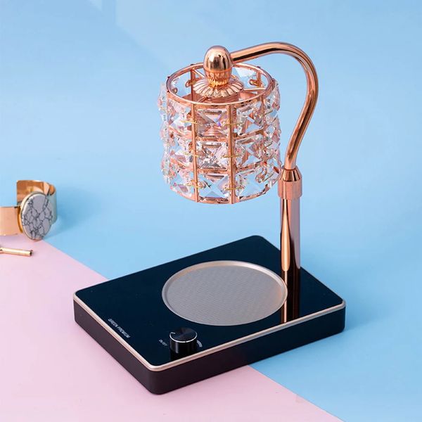 Stepless dimming USB table lamp with adjustable height for aromatherapy and wax melting