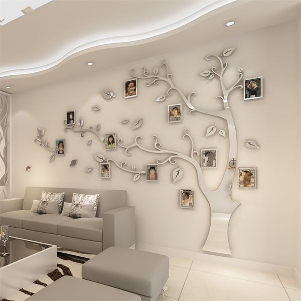 Stickers for DIY photo frames, mirror decals, and home decor to enhance living rooms, bedrooms, TV walls, and backgrounds
