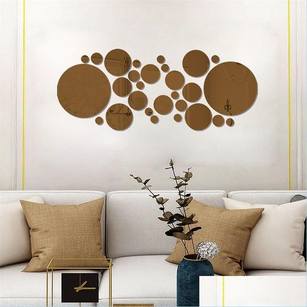 Tile Stickers Acrylic Home Decor Wall Stick Porch Living Room Mirror Stickers Big Small Circle Bedroom Tiles Decal Corridor Art Deco Dhfmd

Acrylic tile stickers for home decor, wall decals in various sizes and shapes for living spaces