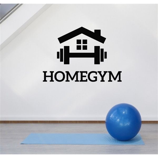Transform your home gym with these motivational fitness decals, perfect for sports room decor or bedroom wall art
