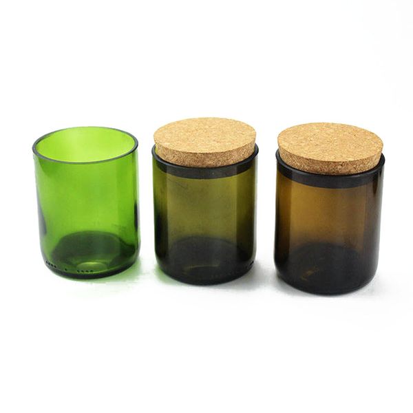 Transforming wine bottles into DIY candle holders, vases, and drinking glasses for creative holiday gifts