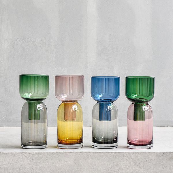 Vases Two Ways: Flower Vase and Succulent Planter for Home Decor, Living Room, and Christmas Gifts