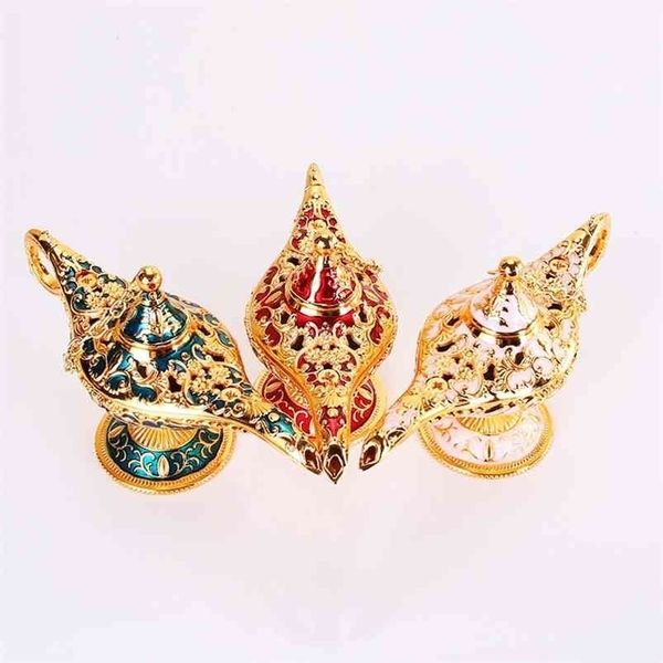 Vibrant Retro Magic Oil Lamp Pot for Home Decor and Souvenirs