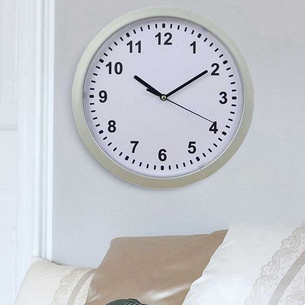 Wall Clock Hidden Safe for Secret Storage of Valuables like Cash and Jewelry, Also Functions as a Decorative Timepiece