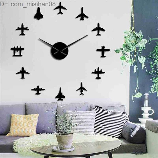 Wall Clocks Flying Plane Fighter Jet Modern DIY Giant Wall Clock Acrylic Mirror Surface Sticker Airplane Wall Clock Aviator Pilot Home Decor

Modern DIY giant acrylic mirror wall clock featuring a ...