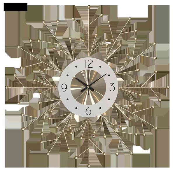 WALL Living Room Creative Modern Simple Clocks Personality Atmosphere Home Fashion Decoration Light Luxu 210414

Rewritten:
Stylish modern wall clocks for living room decor with creative personalit...