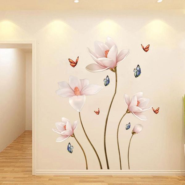 Wall Stickers 11270CM PVC Removable 3D Butterfly Flower Colorful Sticker For Living Room Bedroom Bathroom Home Beautify Decoration 230520

11270CM PVC removable 3D butterfly flower wall stickers fo...
