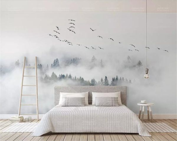 Wallpapers beibehang Custom Wallpaper P o wall mural paper of Bird Pine Forest Clouds papel de parede 3d paper papier peint 220927

Beibehang custom wallpaper featuring 3D bird pine forest clouds m...