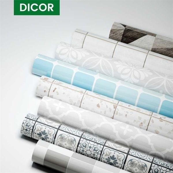 Waterproof and oil-resistant kitchen stickers featuring classic patterns for wall and desktop protection with self-adhesive backing