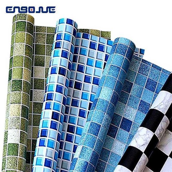 Waterproof self-adhesive mosaic tile stickers for modern kitchen and bathroom wall decoration