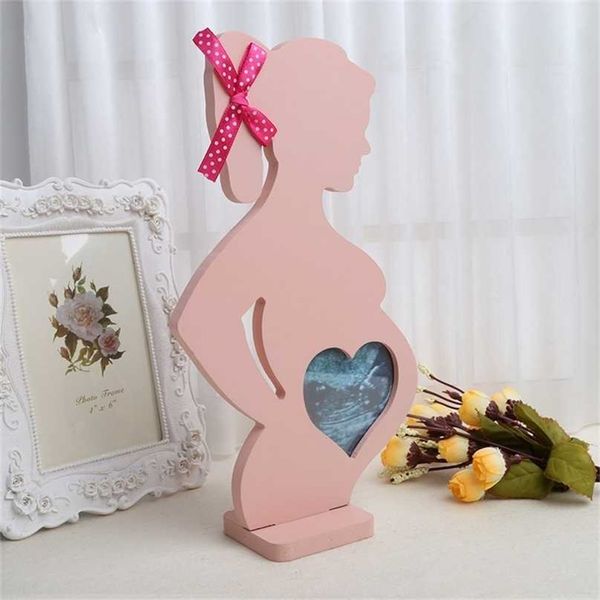 Wooden picture frame for pregnant women, moms, wedding couples, home decor, kids' birthdays